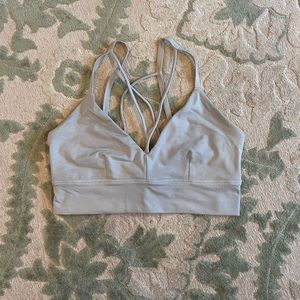 Alo Yoga Lavish Bra in Gray